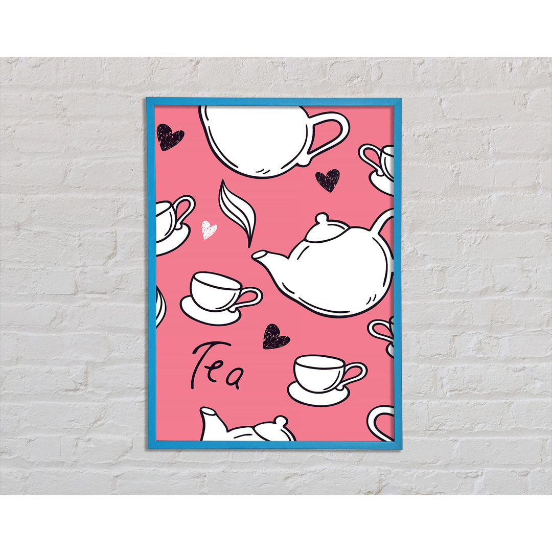 Love Of Tea - Einzelne Bilderrahmen Kunstdrucke