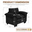 Fauteuil d'appoint rembourré Modern Comfy-216551884