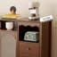 Vitrine en rotin mi-antique-120836520