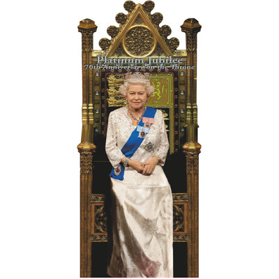 Jubilee Throne Cardboard Standup