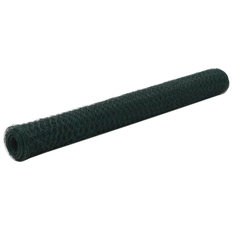 Livingon 74.93cm H x 984.2cm W Green Plastic Wire/Mesh Fence