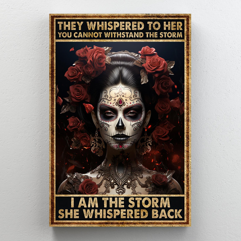 Woman I Am The Storm, H 36 po x l 24 po