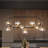 11- Light Dimmable Modern Sputnik Chandelier Globe Chandelier Glass Chandelier