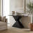 56" Liana Black Wood Console Table