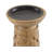 9.85'' H Wood Tabletop Candlestick