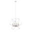 Lustre de globe de style bougie 10 lumières Avers