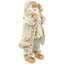 Figurine de Noël blanche et ivoire avec sac-cadeau-14604372