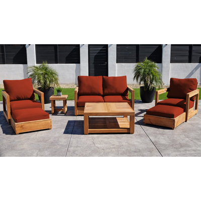 Chatsworth 7 Piece Love Seat Group With 36" Chat Table