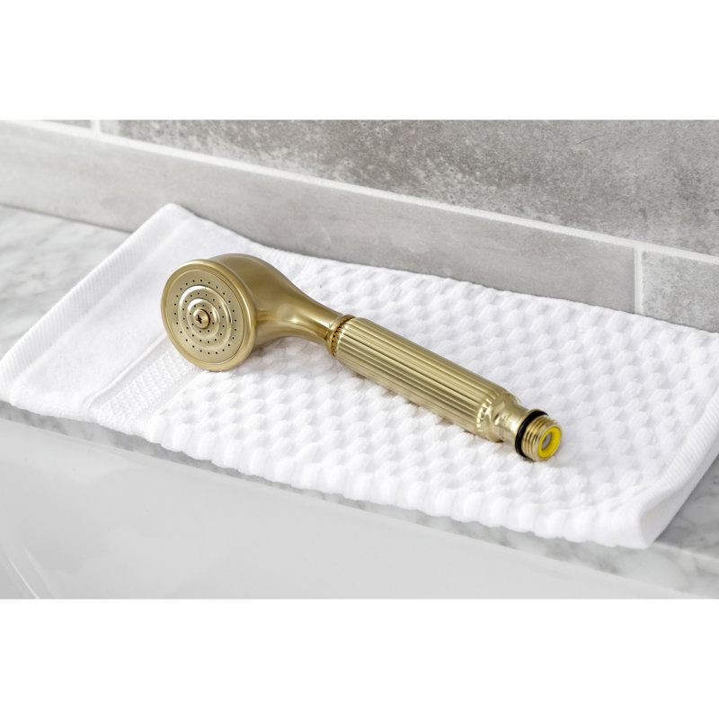Kingston Brass Restoration Hand Shower, Brushed Brass
