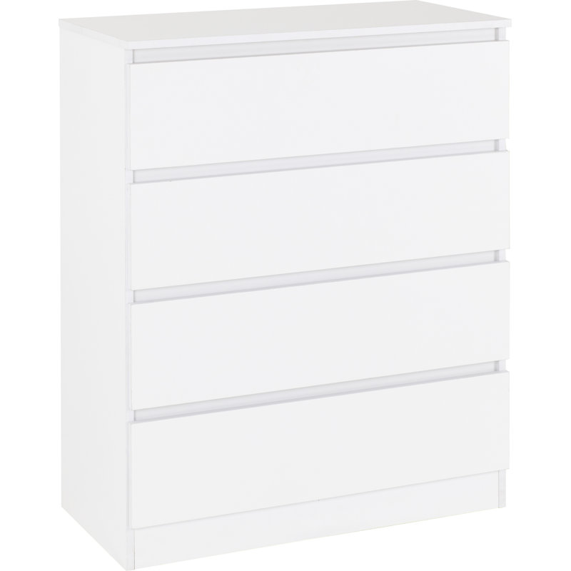 Braunstein 4 Drawer Chest Of Drawers, White