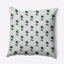 Floral Reversible Throw Pillow