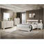 Commode de rangement rustique à six tiroirs avec finition blanche délavée, parfaite pour les chambres élégantes et organisées-569585598