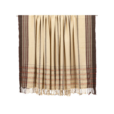 BK Shell/Espresso Handwoven Bedspread