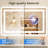 Frameless LED Bathroom Mirror 40x24 Inch, Tempered Glass, Wall-Mounted Vanity Mirror with Anti-Fog, 3 Colors Dimmable Light, Memory Function-1297865006