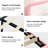 Bed Frame, Upholstered Platform Bed with Curved Headboard, Classic Color-Block Design, Soft Rounded Corners, No Box Spring Required, Easy Assembly-1628075453-1628075441