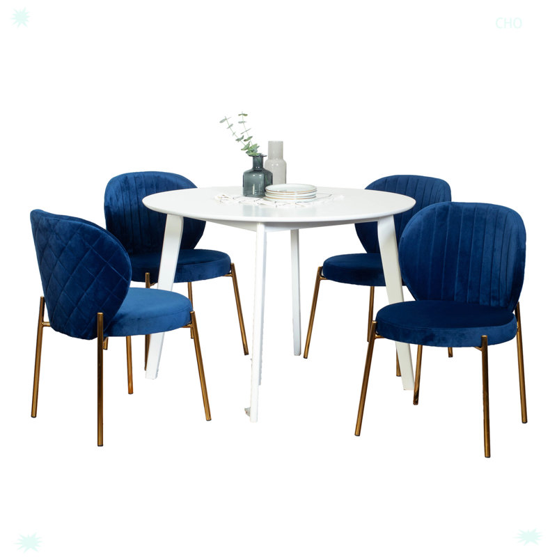 Ensemble de salle à manger contemporain Exum, plateau de table rond, ensemble de salle à manger, ensemble de salle à manger