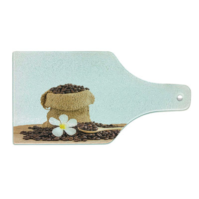 East Urban Home Glass Coffee Cutting Board