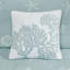 4 literies en coton. Motifs brodés, literie de chambre à coucher prélavée avec broderie étoile de mer. Lavable à la machine, double / grand