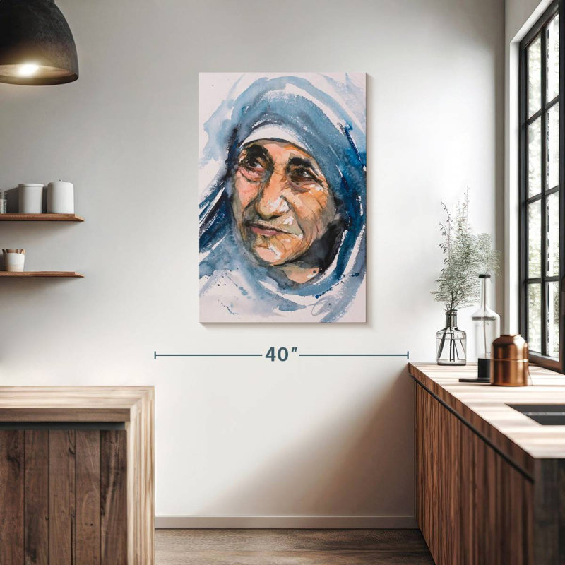 Leisha Mother Teresa, H 39 po x l 26 po