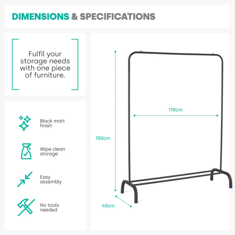 110cm Clothing Rack