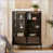 Black/Dark Walnut