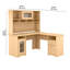 Bureau de direction en L avec clapier Ozro-864546335