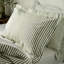 Hebden Mélange Stripe 100% Cotton Duvet Cover Set-544076162-604254501