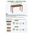 Solid Wood Desk With Drawers - Vintage Narrow Desks, Mid Century Modern Desks, Rubber Wood Study Table, Small Writing Desk For Bedroom|small Spaces - Walnut Color-129457025-129457027