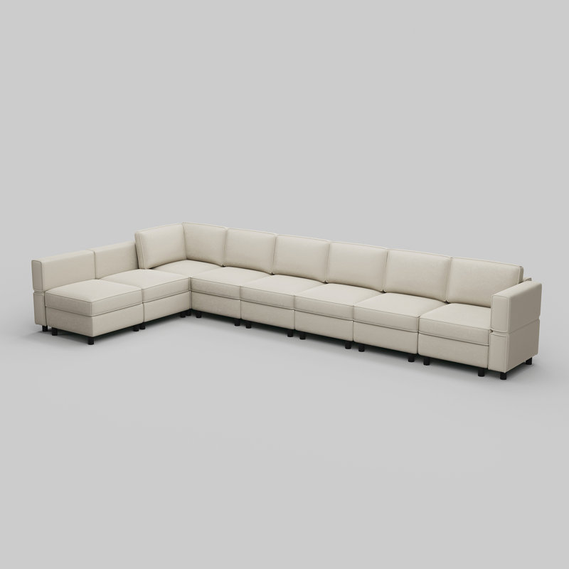 L-Shaped Couch Velvet Sectional Sofa With Storage Seat, Gray Velvet