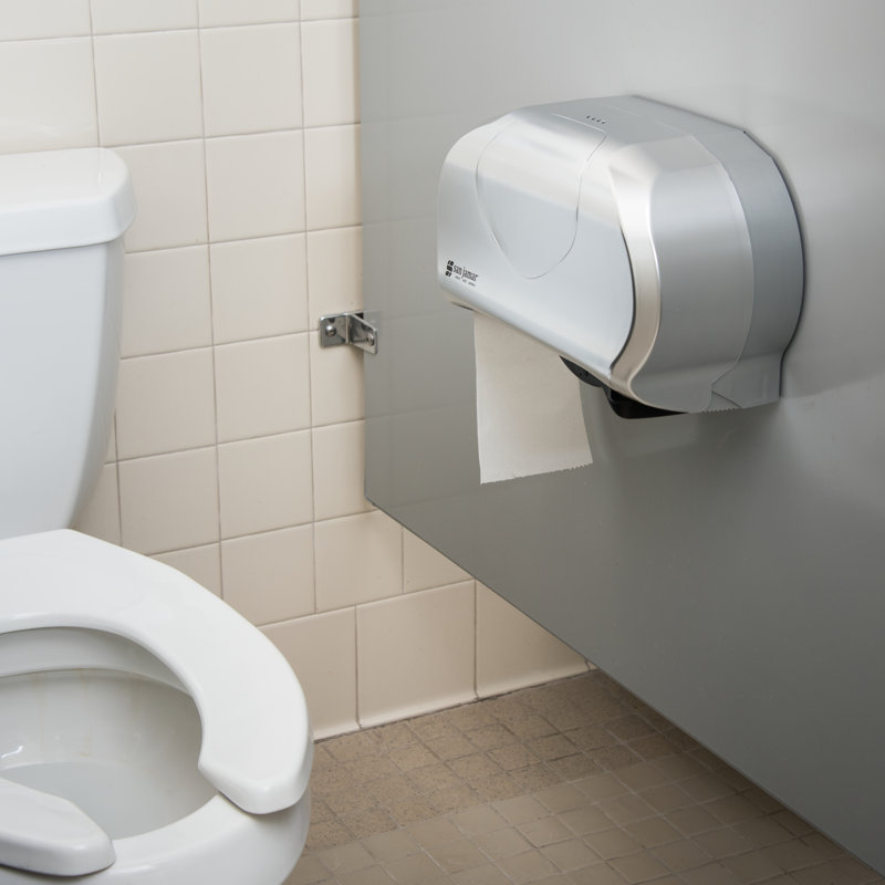 Distributeur de papier hygiénique Summit Jumbo, Blanc