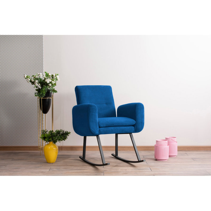 Ebberta Rocking Chair, Blue