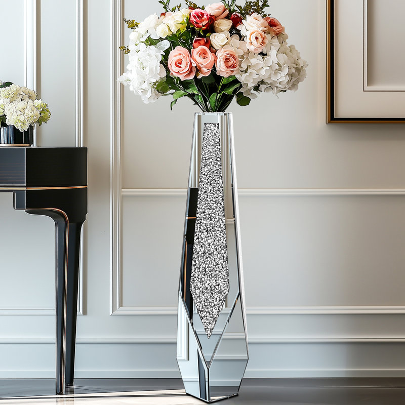 Glass Floor Vase