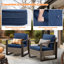 Chaise de patio avec coussins Creal-601288657