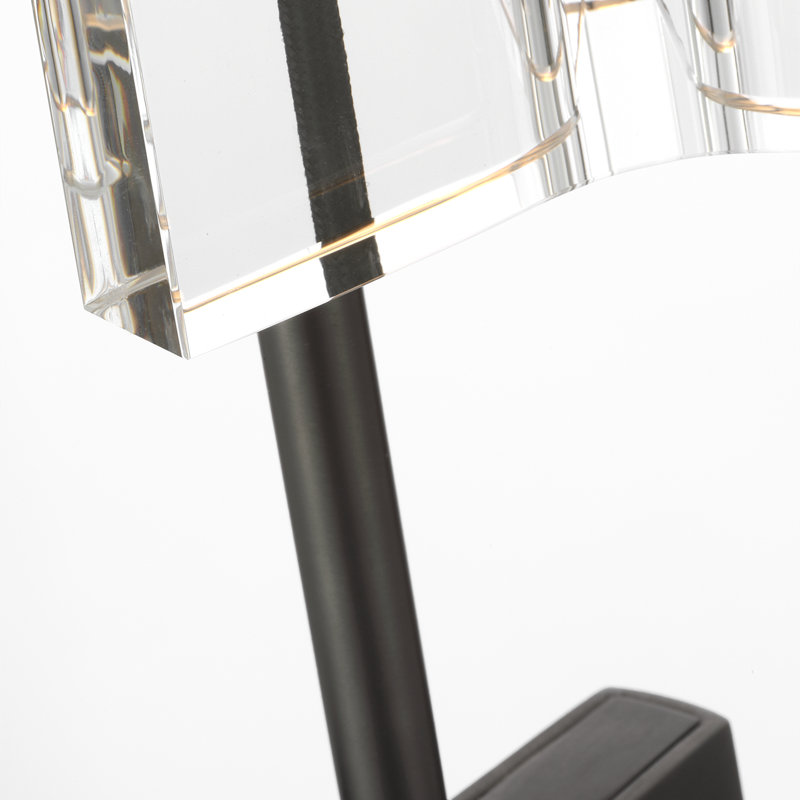 Thomas O'Brien Matcha 2 Light Pendant in Bronze with Clear Glass, Bronze