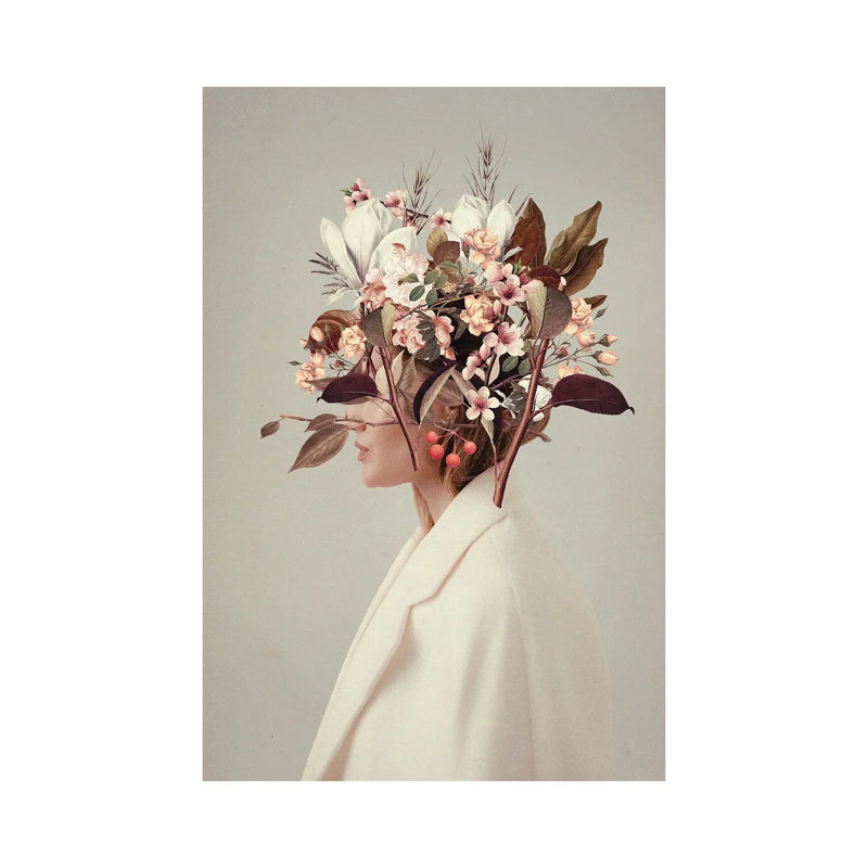 «I Fell In Love With Fall due Of You», giclée sur toile tendue avec châssis, H 48 po x l 32 po
