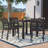Quadis 4 - Person Patio Dining Set with Square Table-1606078131