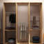 Natural Stainless Steel Adjustable 45cm to Bay Window Single Curtain Rod-2144321135-2144321130