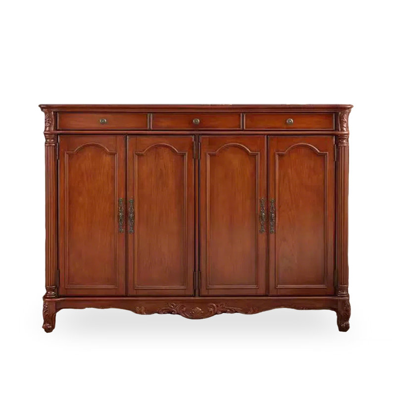 Cherry Solid Wood Shoe Storage Bench