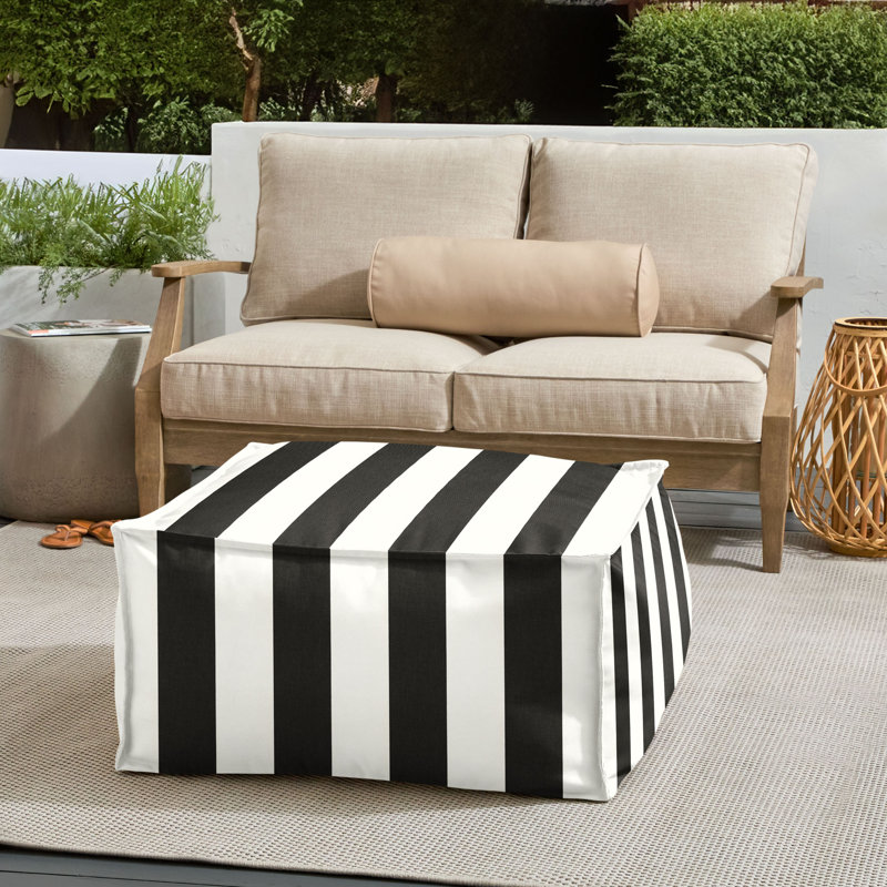 Repose-pieds d'extérieur en mousse avec coussin Sunbrella® Haleyjo