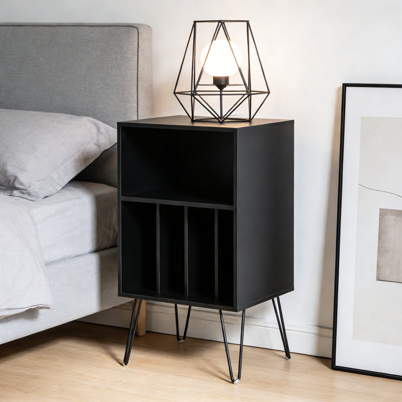 Manufactured Wood,Metal 88cm H Media Shelves
