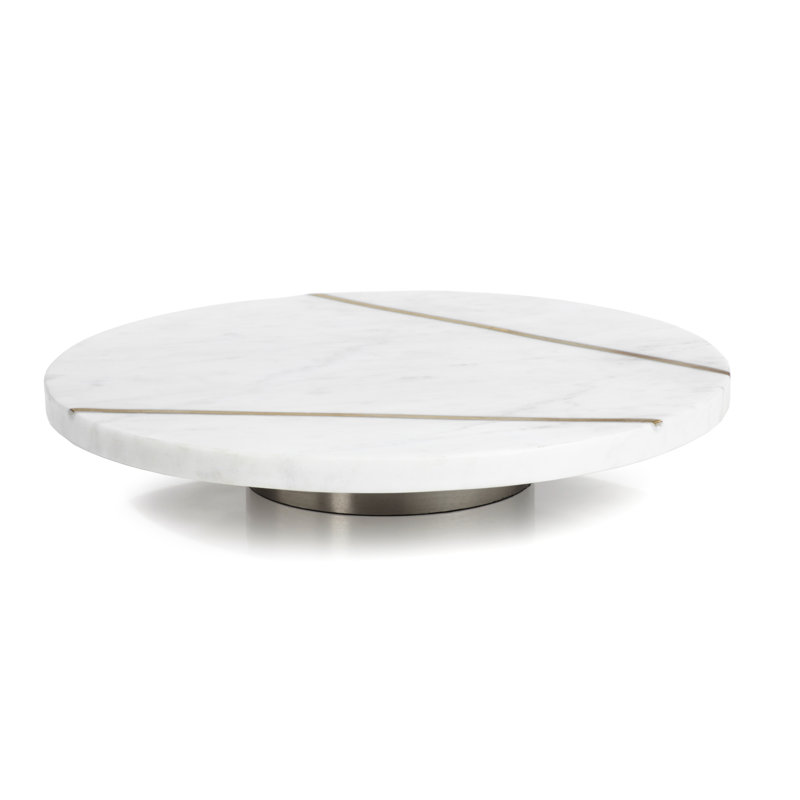 Birch Lane™ Gibbs Marble Lazy Susan