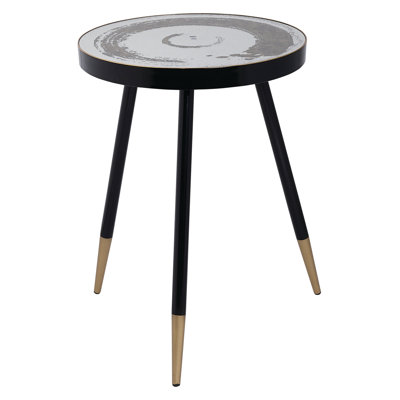 Glass Top End Table