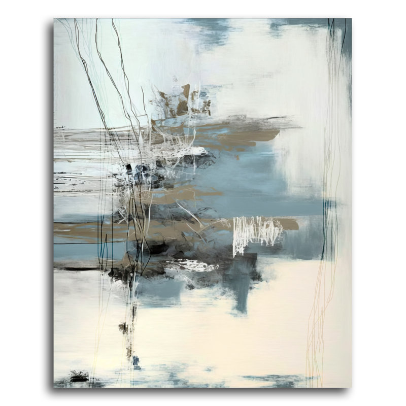 Abstract Print, Does Not Apply, Floater Framed