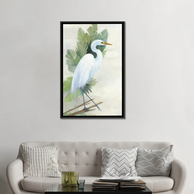 " Standing Egret I " Graphic Art