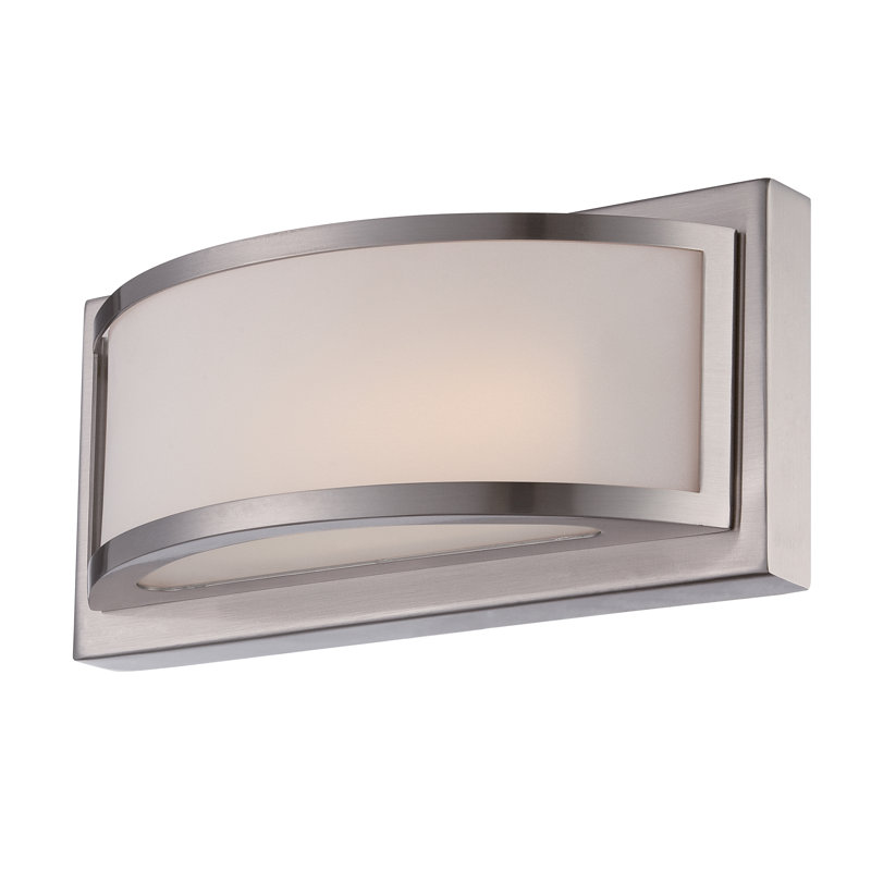 Sutterfield Dimmable LED Bath Sconce, Brushed Nickel