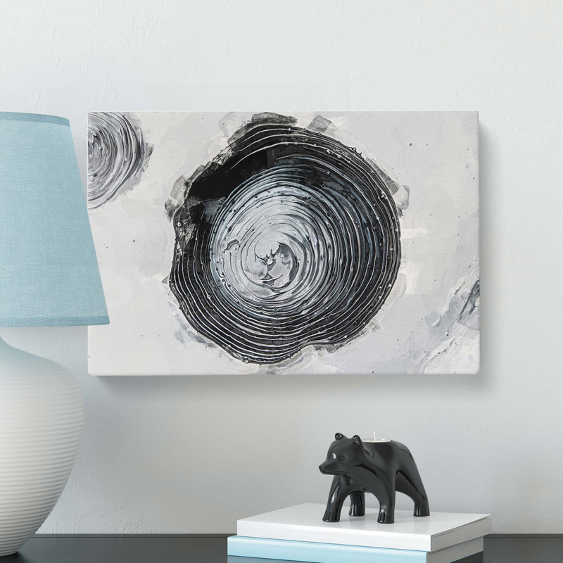 Circle over in Abstract - Wrapped Canvas, 50cm H x 76cm W x 3cm D