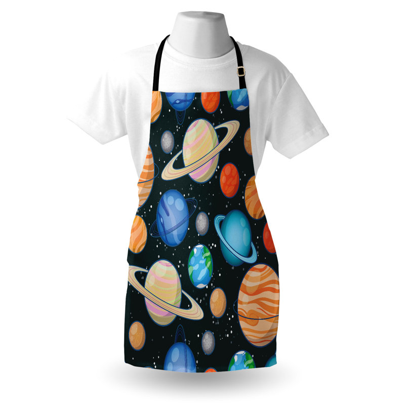 Multicolore, tablier East Galaxy Home, unisexe, Galaxy Space Art Solar, taille adulte