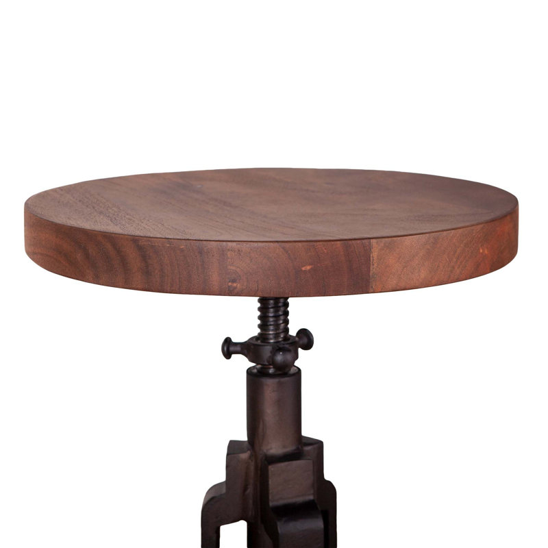 Blayne Adjustable Stool with Metal Frame