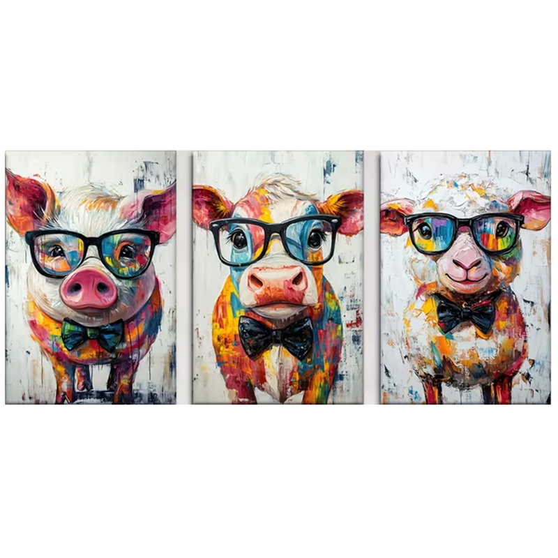 3 Piece Wrapped Canvas Print