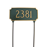 Princeton 2-Line Lawn Address Sign